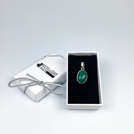Malachite Pendant - Rocks and Gems Canada