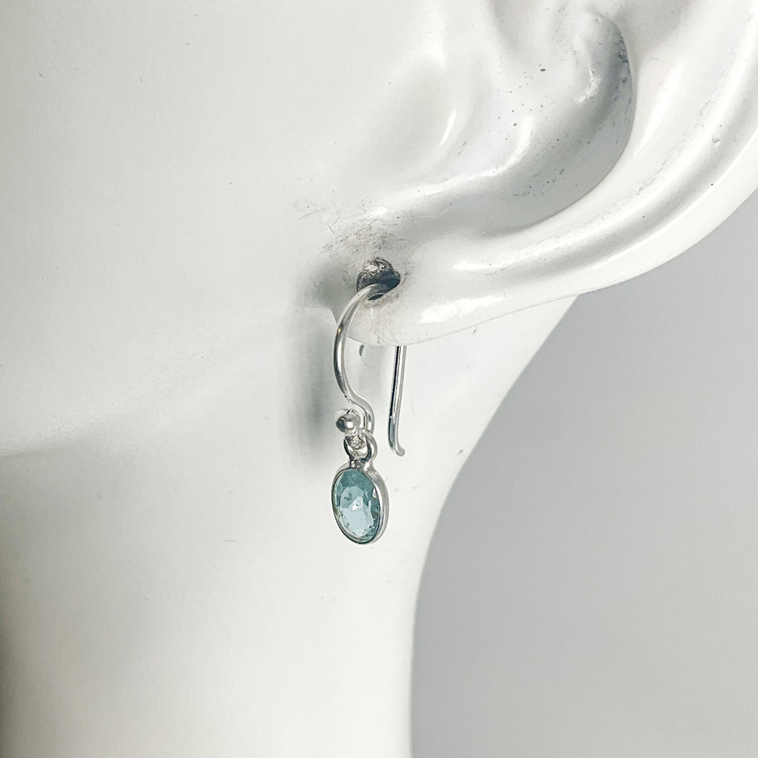 Aquamarine Dangle Earrings