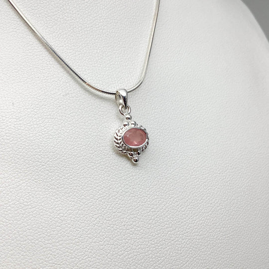 Rose Quartz Pendant - Rocks and Gems Canada