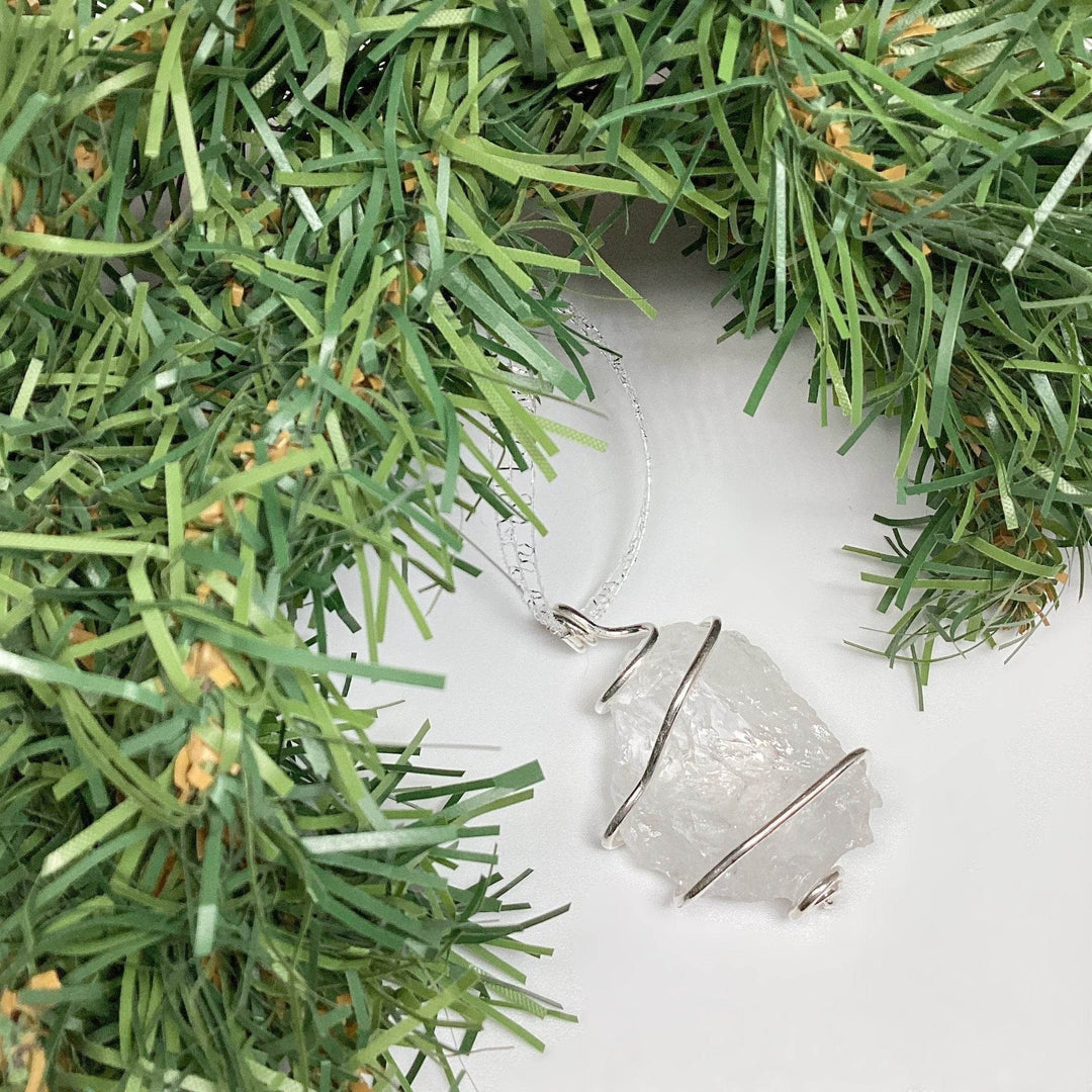 Wire Wrap Gemstone Christmas Ornament - Rocks and Gems Canada