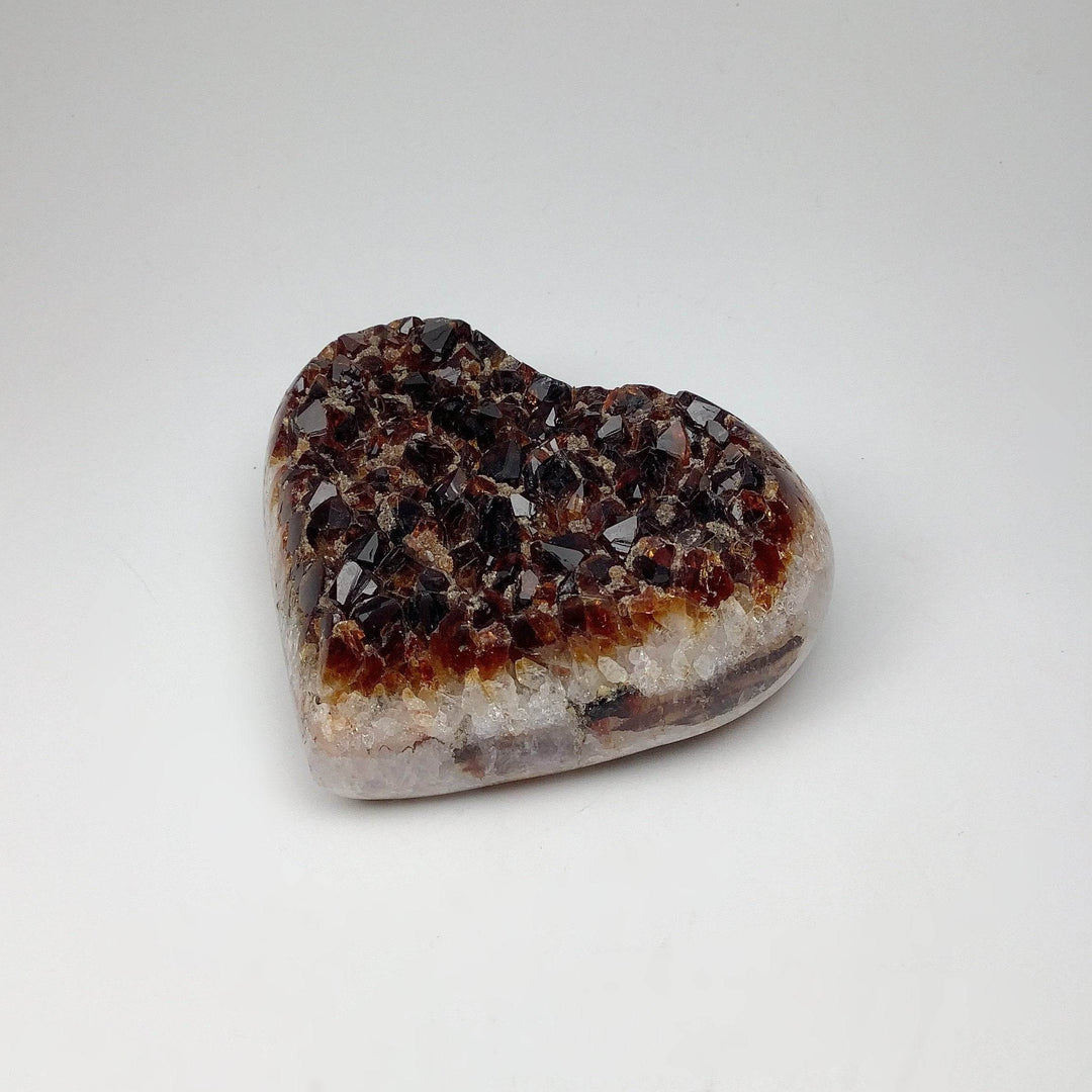Citrine Druze Cluster Heart - Rocks and Gems Canada