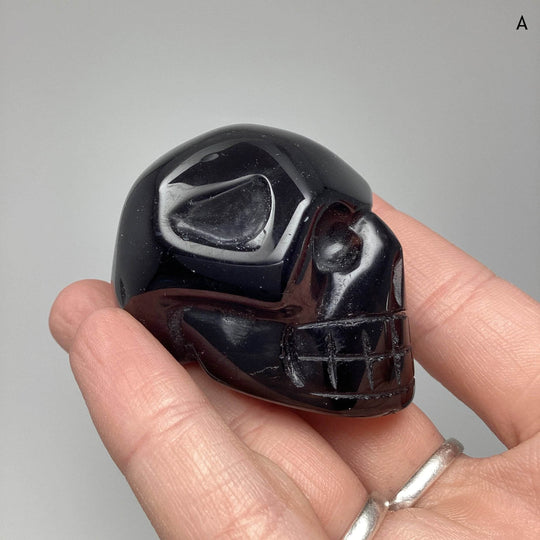 Carved Smoky Quartz Crystal Skull - Rocks and Gems Canada