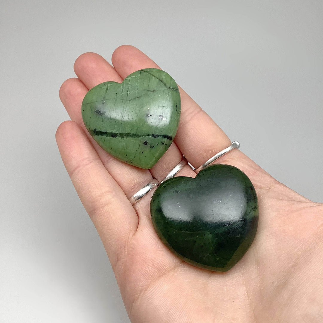 Canadian Jade Heart - Rocks and Gems Canada