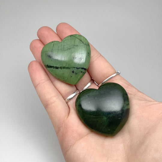 Canadian Jade Heart - Rocks and Gems Canada