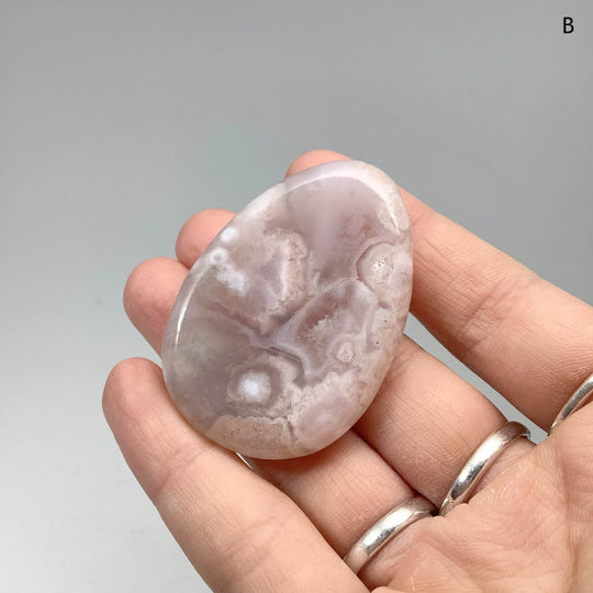 Worry Stone - Flower Agate - Rocks and Gems Canada