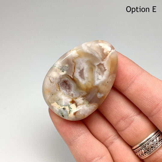 Worry Stone - Flower Agate - Rocks and Gems Canada