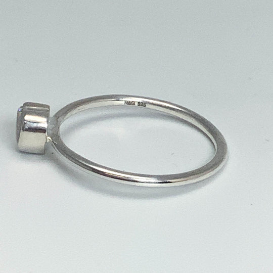 Australian Opal Heart Ring - Rocks and Gems Canada