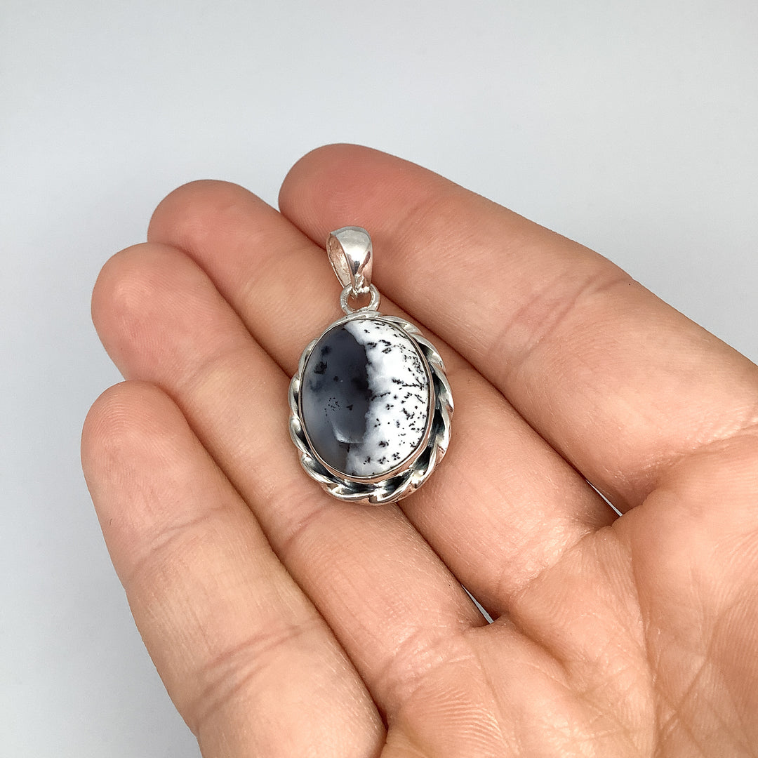 Dendritic Opal Pendant - Rocks and Gems Canada
