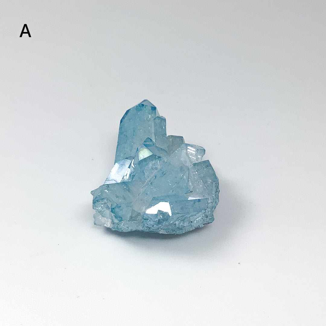 Aqua Aura Quartz Cluster - Rocks and Gems Canada