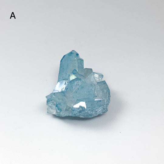 Aqua Aura Quartz Cluster - Rocks and Gems Canada
