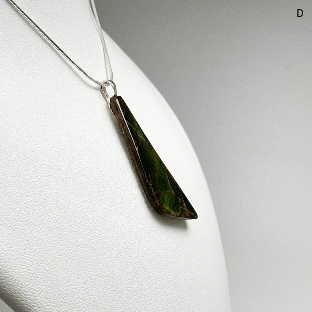 Alberta Ammolite Pendant - Rocks and Gems Canada