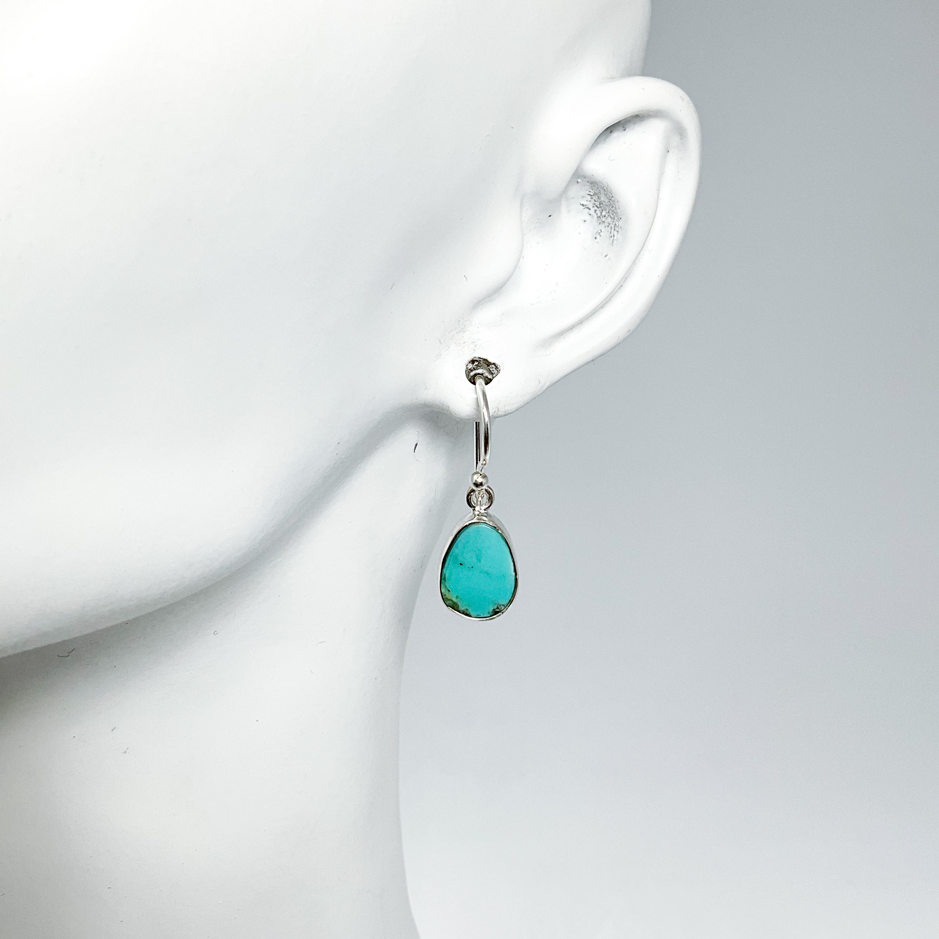 Turquoise Dangle Earrings - Rocks and Gems Canada