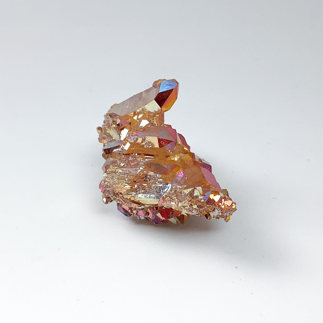 Sunset Aura Quartz Cluster - Rocks and Gems Canada