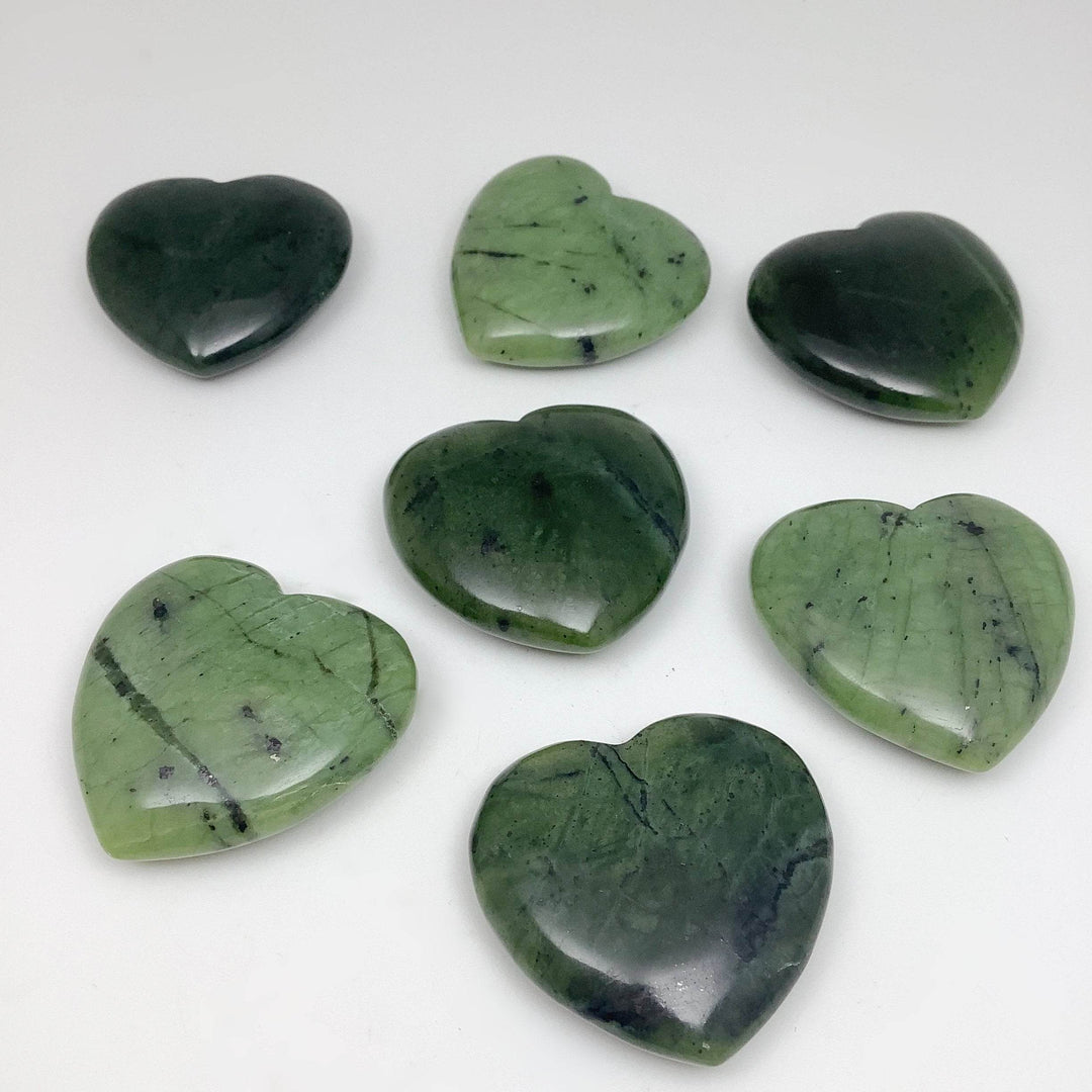 Canadian Jade Heart - Rocks and Gems Canada