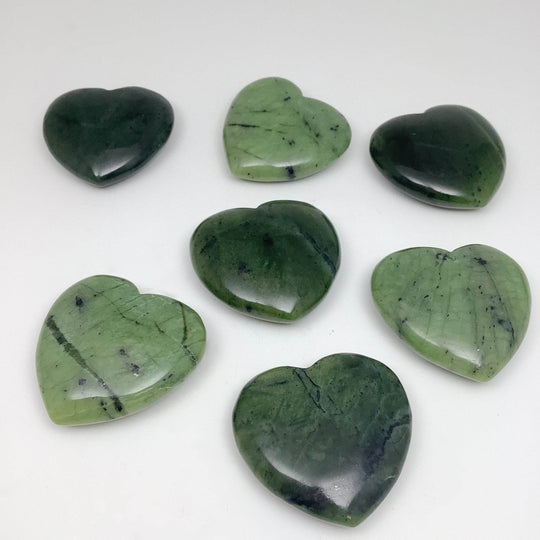 Canadian Jade Heart - Rocks and Gems Canada