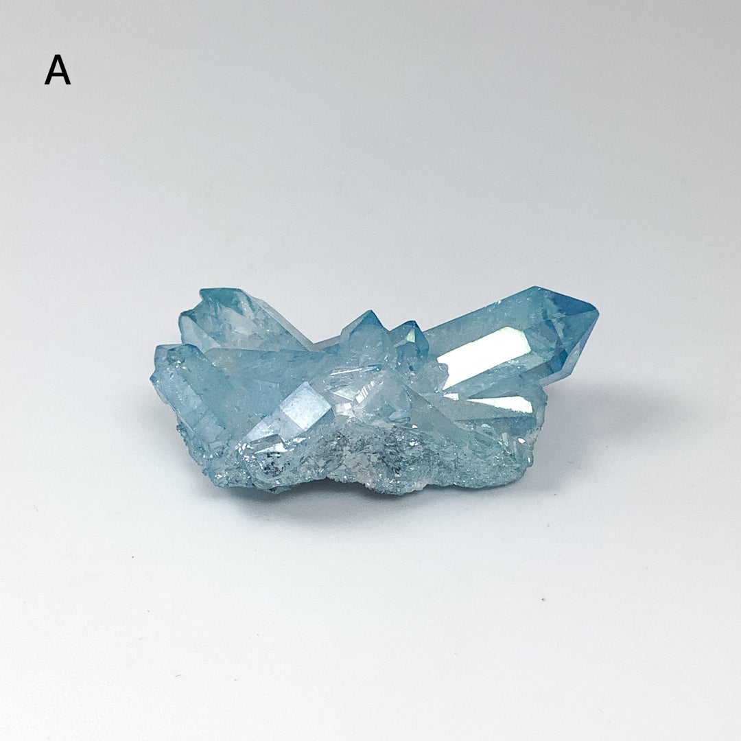 Aqua Aura Quartz Cluster - Rocks and Gems Canada