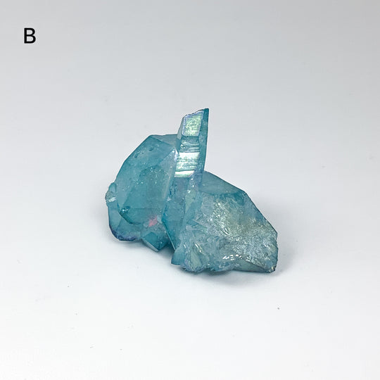 Aqua Aura Quartz Cluster - Rocks and Gems Canada