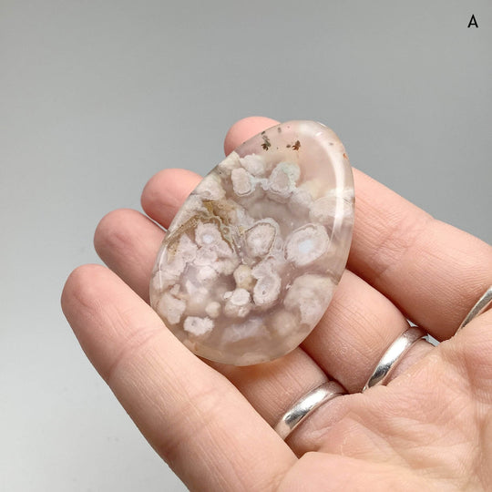 Worry Stone - Flower Agate - Rocks and Gems Canada
