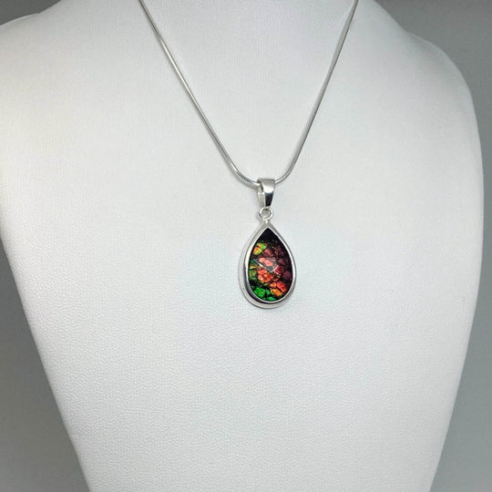 Alberta Ammolite Pendant - Rocks and Gems Canada