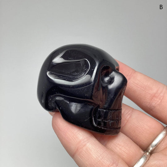 Carved Smoky Quartz Crystal Skull - Rocks and Gems Canada