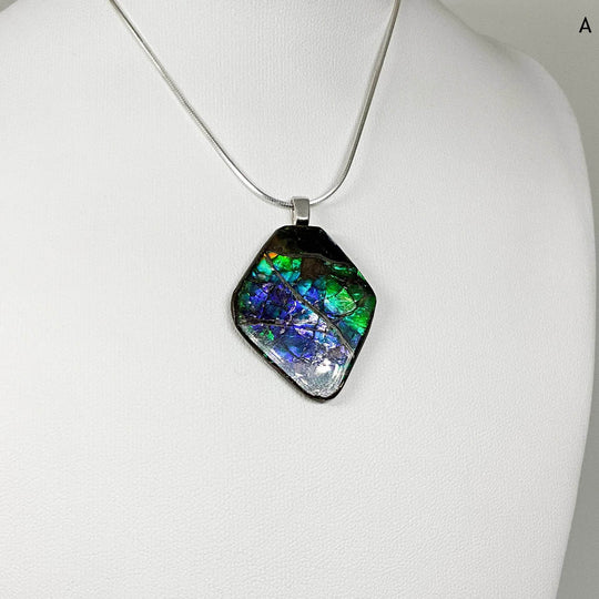Alberta Ammolite Pendant - Rocks and Gems Canada