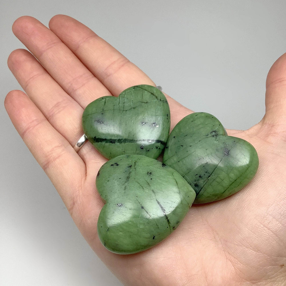 Canadian Jade Heart - Rocks and Gems Canada