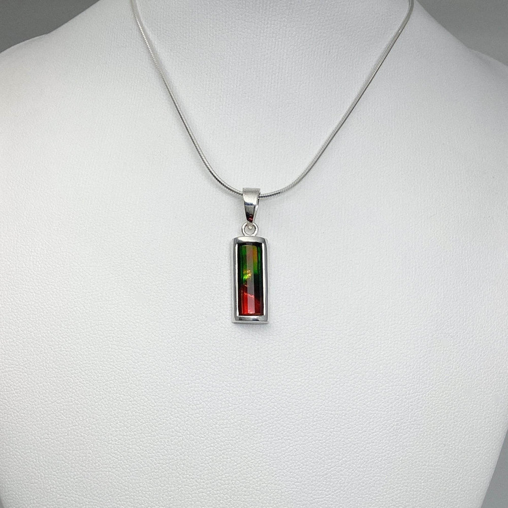 Alberta Ammolite Pendant - Rocks and Gems Canada