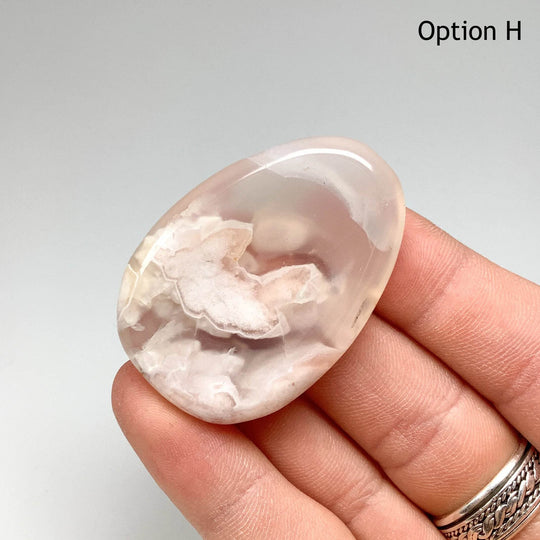 Worry Stone - Flower Agate - Rocks and Gems Canada