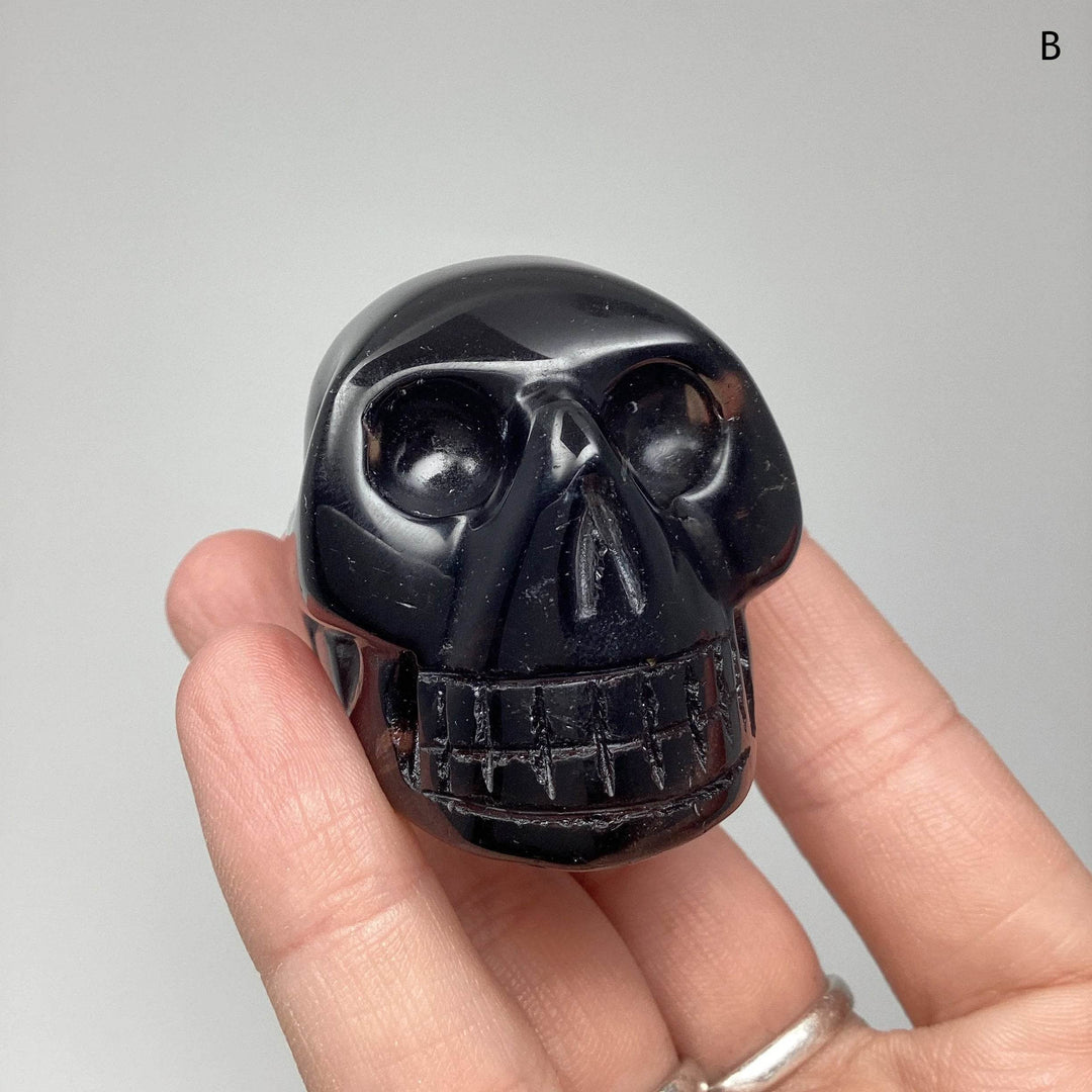 Carved Smoky Quartz Crystal Skull - Rocks and Gems Canada