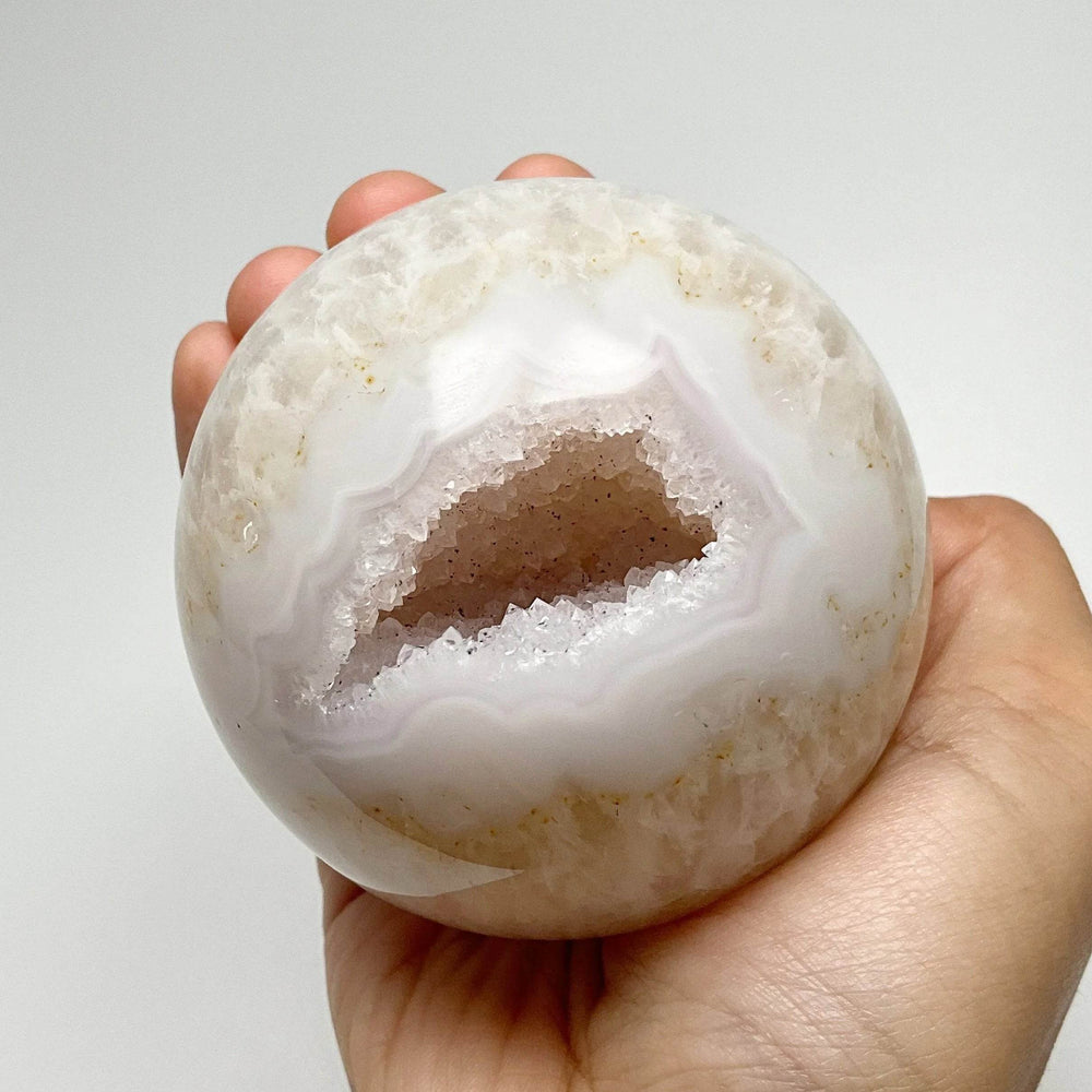 Agate Geode Sphere - Rocks and Gems Canada