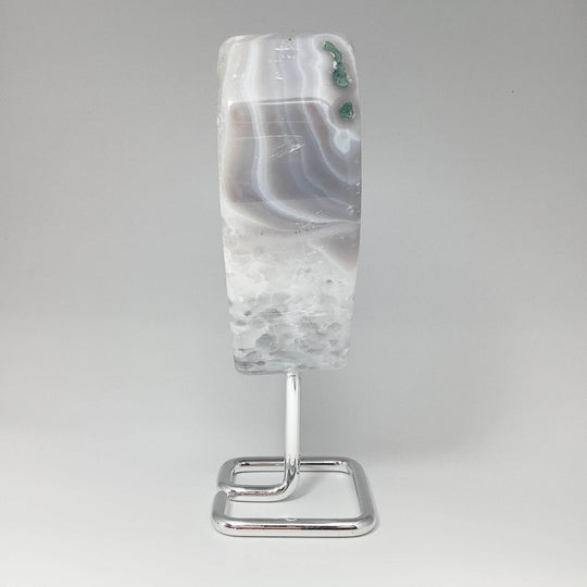 Agate Heart on Stand - Rocks and Gems Canada