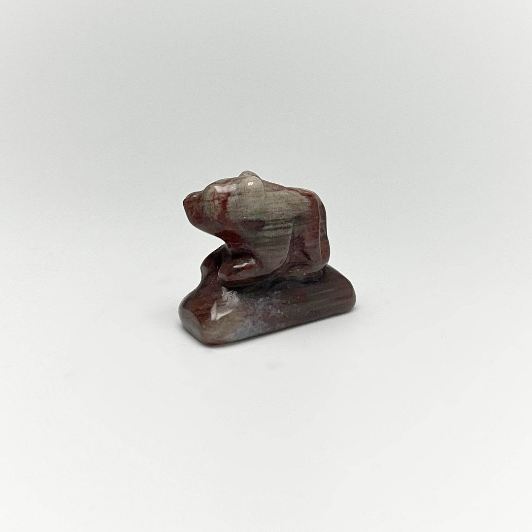 Alberta Jade Bear Carving - Rocks and Gems Canada