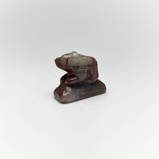Alberta Jade Bear Carving - Rocks and Gems Canada