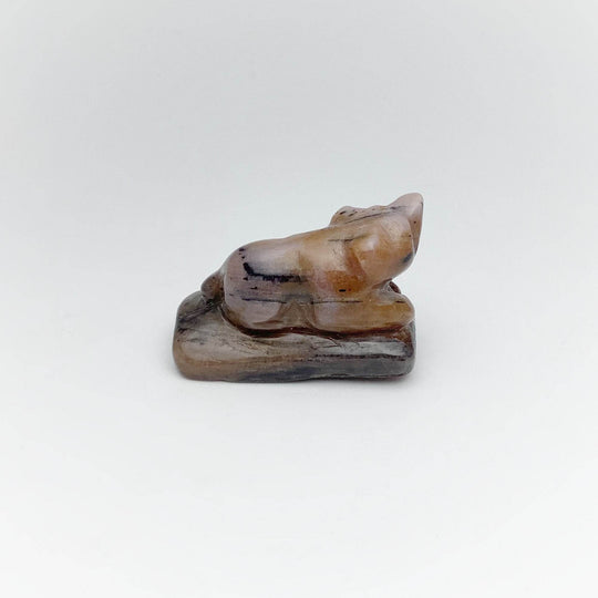 Alberta Jade Bear Carving - Rocks and Gems Canada