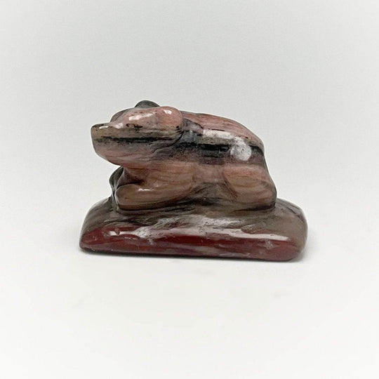 Alberta Jade Bear Carving - Rocks and Gems Canada