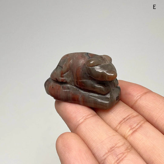 Alberta Jade Bear Carving - Rocks and Gems Canada