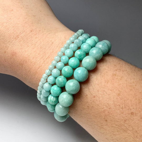 Amazonite Beaded Bracelet - Rocks and Gems Canada