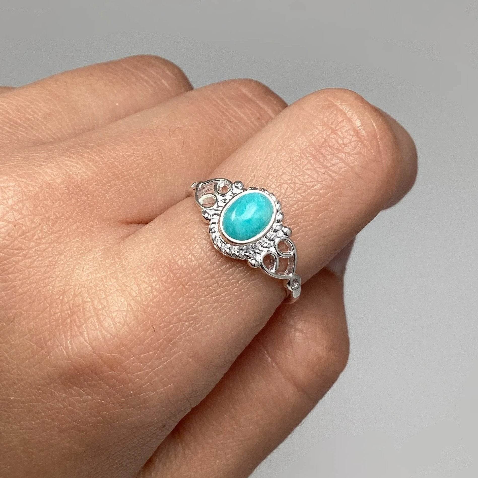 Amazonite Ring - Rocks and Gems Canada