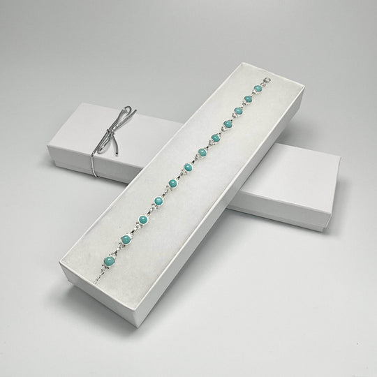 Amazonite Sterling Silver Bracelet - Rocks and Gems Canada