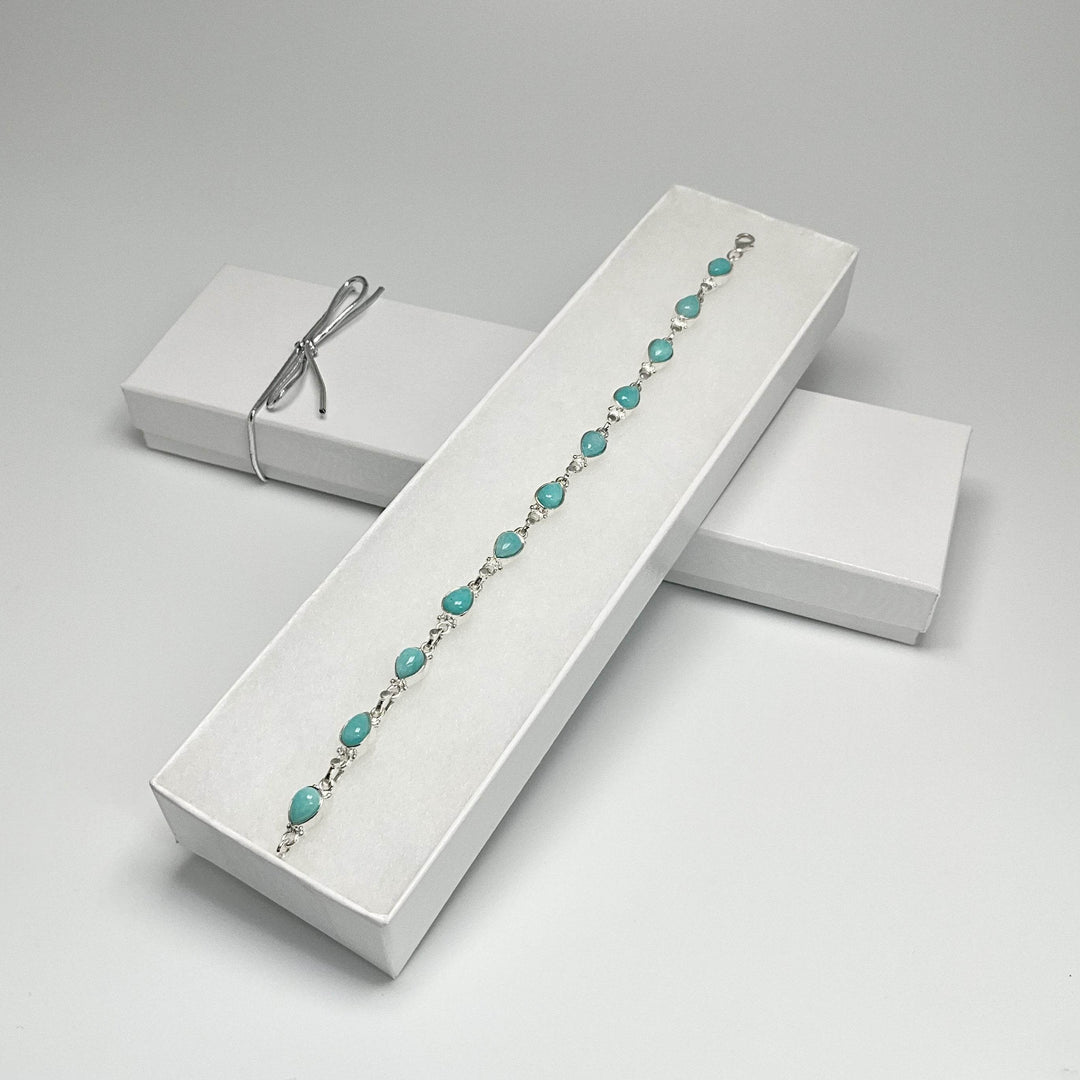 Amazonite Sterling Silver Bracelet - Rocks and Gems Canada