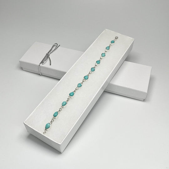 Amazonite Sterling Silver Bracelet - Rocks and Gems Canada