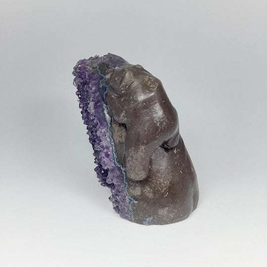 Amethyst Bear Carving - Rocks and Gems Canada