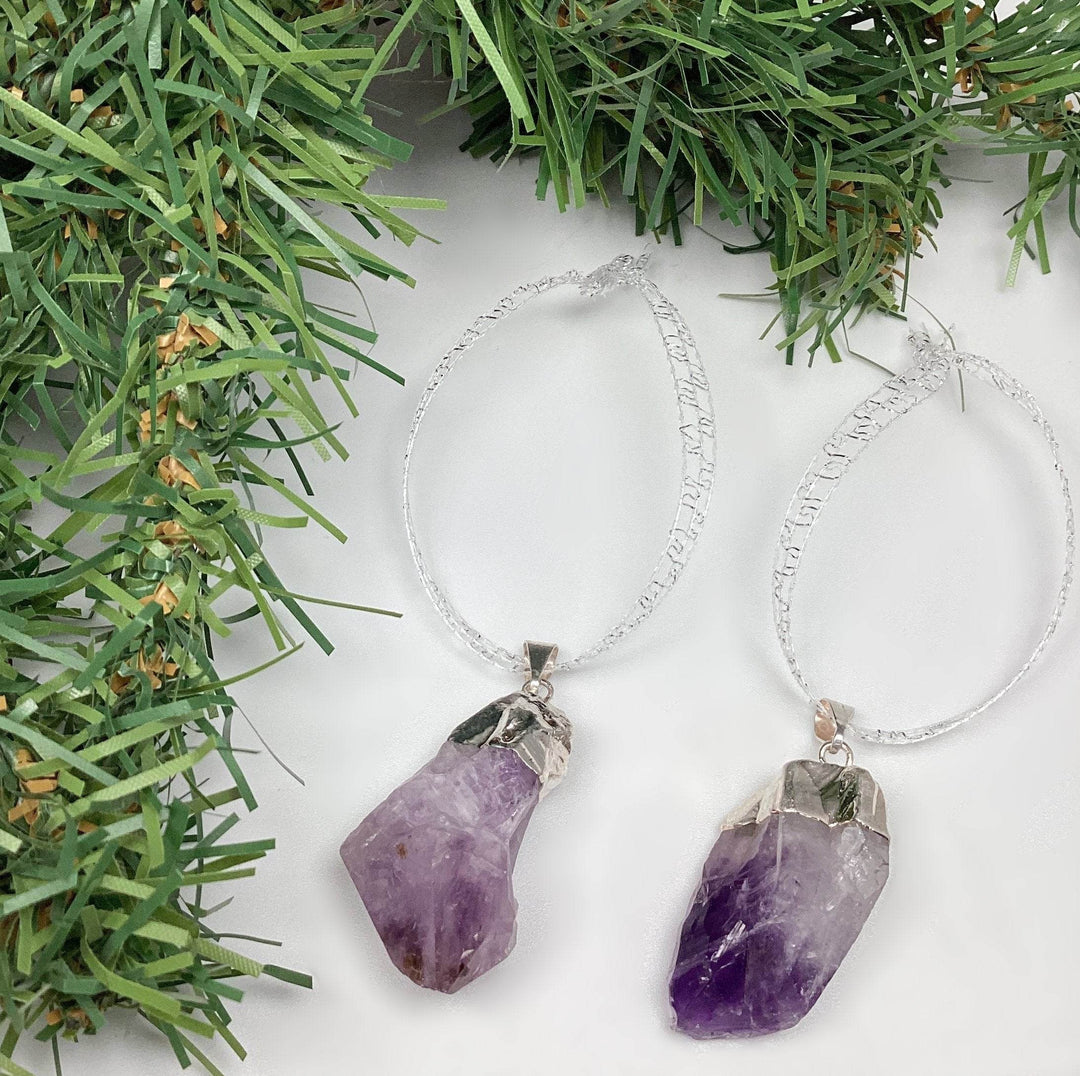 Amethyst Christmas Ornament - Rocks and Gems Canada