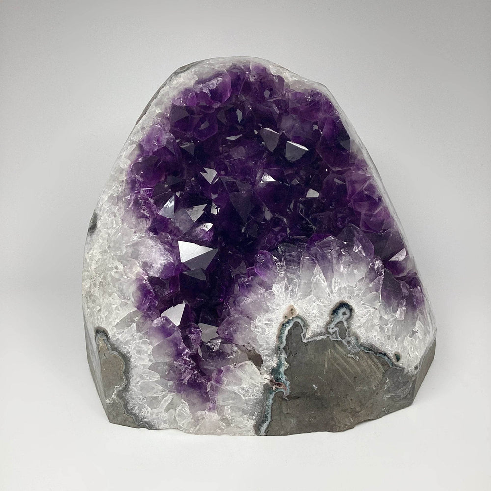 Amethyst Druze Cluster Large Stand Up - Rocks and Gems Canada