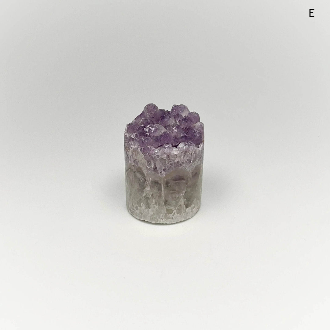 Amethyst Druze Cylinder Stand Up - Rocks and Gems Canada