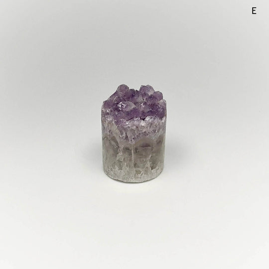 Amethyst Druze Cylinder Stand Up - Rocks and Gems Canada