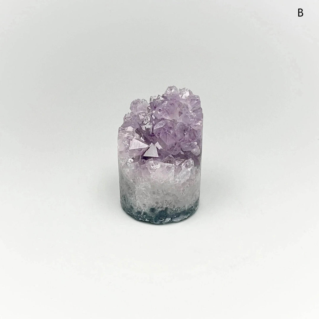 Amethyst Druze Cylinder Stand Up - Rocks and Gems Canada