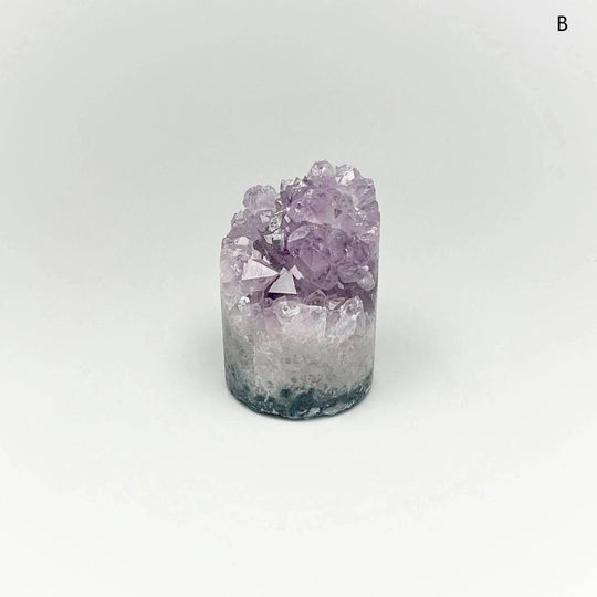 Amethyst Druze Cylinder Stand Up - Rocks and Gems Canada