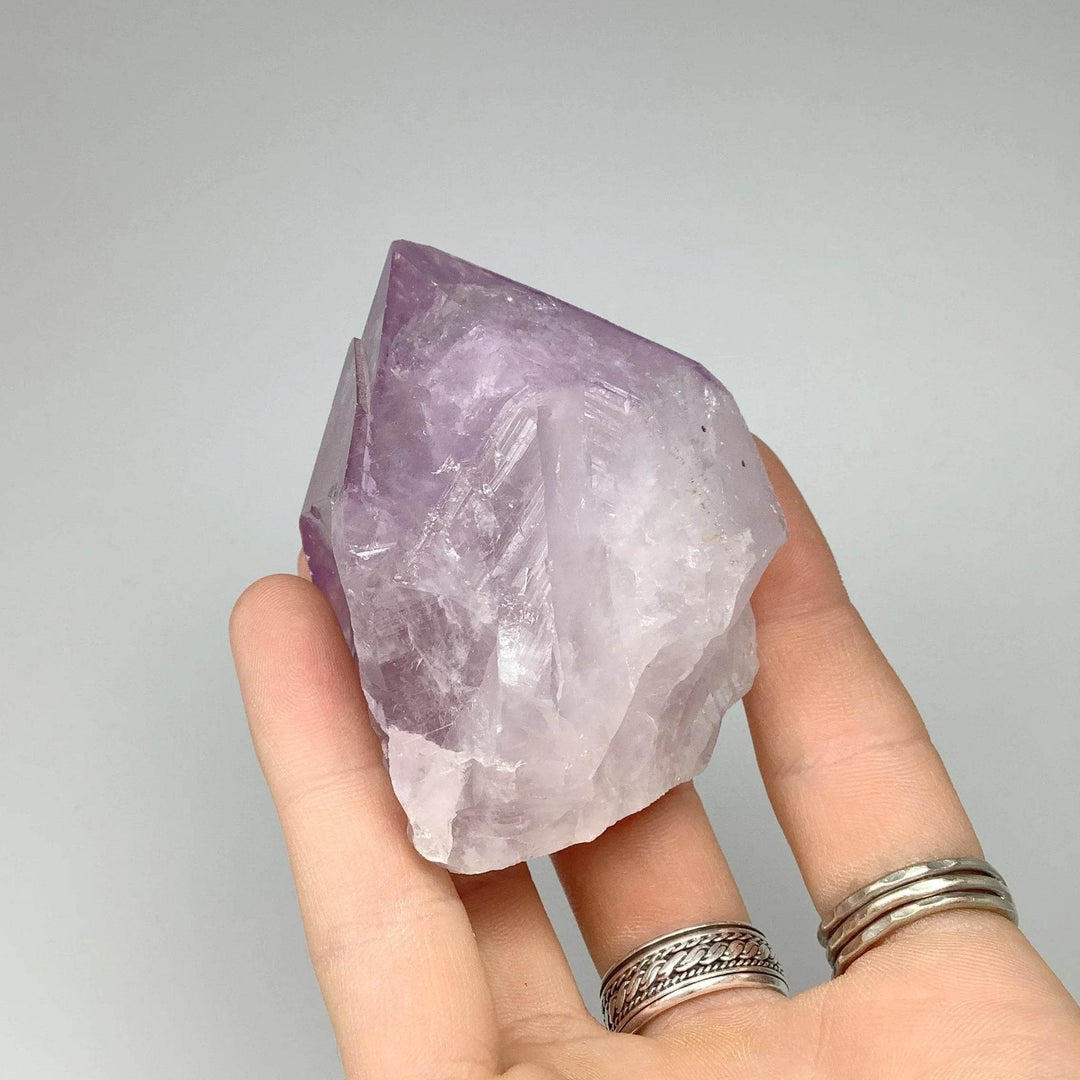 Amethyst Half Polished Point - Rocks and Gems Canada