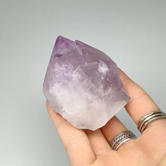 Amethyst Half Polished Point - Rocks and Gems Canada